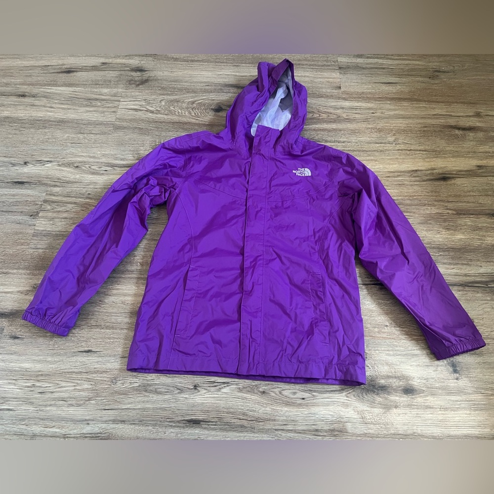 The North Face Purple Raincoat Lightweight Water-Resistant